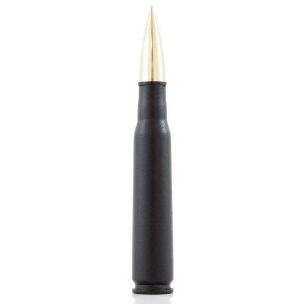 LUCKY SHOT Bullet Twist Pen 50 Cal "Brass"